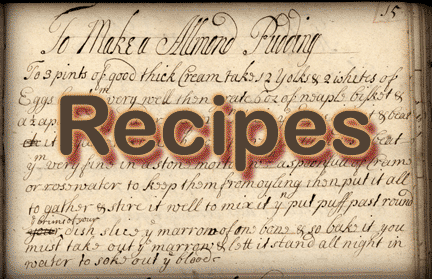 recipes page